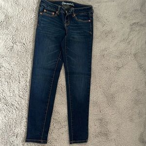 dark denim skinny jeans from Aeropostale